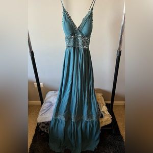 Blue Long Summer Dress